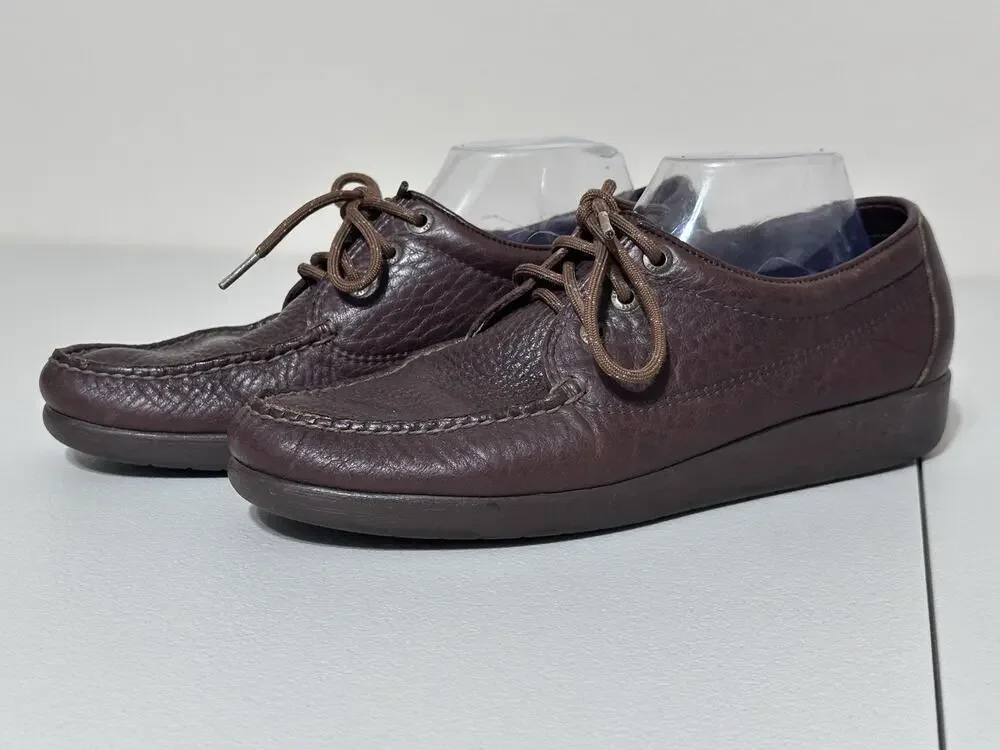 SAS Men's Amigo Cordovan Lace Up Easy Comfort Leather Loafer Size 10 S 435199